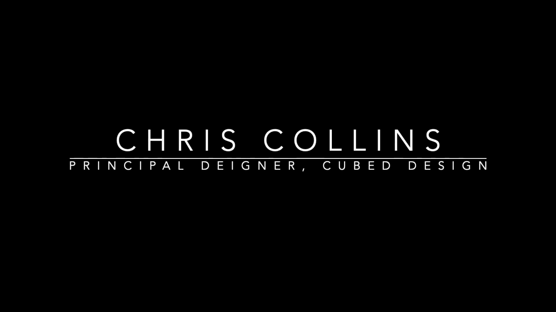 Chris Collins - Duncan Anderson Design Lecture Series - Fall 2020